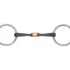 Shires Copper Lozenge Sweet Iron Snaffle Bit
