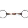Shires Copper Lozenge Sweet Iron Snaffle With Raised Rib Bit