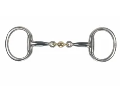 Shires Blue Sweet Flat Eggbutt With Lozenge Bit