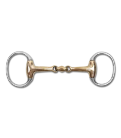 Waldhausen Cupris Eggbutt Double Jointed Bit