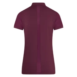 Euro-Star Half Zip Valentina Short Sleeve Shirt -Equestrian Supplies Store EuroStarESValentinaDarkBerryback