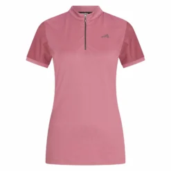 Euro-Star Half Zip Valentina Short Sleeve Shirt -Equestrian Supplies Store EuroStarESValentinaHawthorneRose