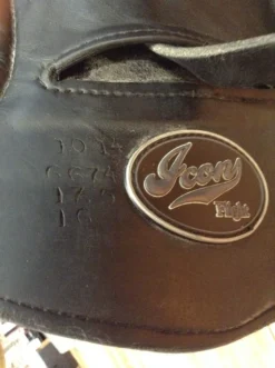 SOLD Custom Saddlery Icon Flight Dressage Saddle SOLD -Equestrian Supplies Store IMG 4421 scaled