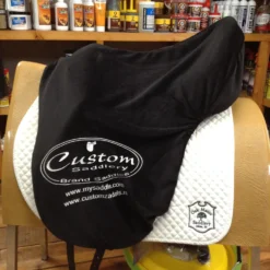 SOLD - Custom Saddlery Wolfgang Solo Dressage Saddle - 18" -Equestrian Supplies Store IMG 5151