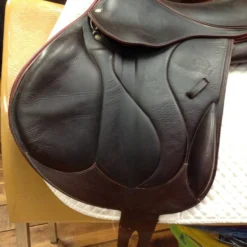 2013 Devoucoux Chiberta Monoflap Jump Saddle- 17.5" -Equestrian Supplies Store IMG 5188