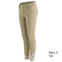 Tredstep Ireland Symphony Nero II Ladies Knee Patch Breech CLEARANCE -Equestrian Supplies Store Nero II Tan 600x600 1