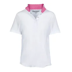 Ovation Ellie Tech Show Shirt - Childs Short Sleeve 5 Ovation Ellie Tech Show Shirt - Childs Short Sleeve -Equestrian Supplies Store OvationElliewhite pink horses