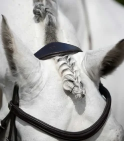 Premier Equine Rizzo Anatomic Snaffle Bridle With Flash -Equestrian Supplies Store PERizzocrownpiecebrown