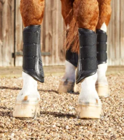 Premier Equine Carbon Air Tech Single Locking Brushing Boots -Equestrian Supplies Store PEcarbon air tech single locking brushing bootsblk1