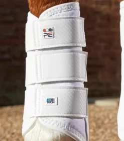 Premier Equine Carbon Air Tech Single Locking Brushing Boots -Equestrian Supplies Store PEcarbon air tech single locking brushing bootswht2