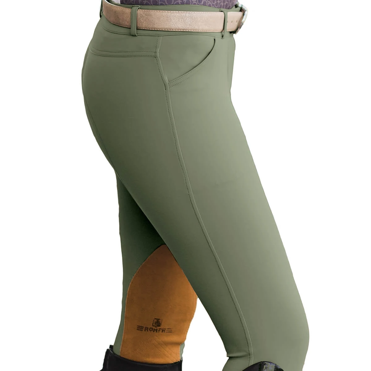 Romfh Ladies Willow Knee Patch Breech 1 Romfh Ladies Willow Knee Patch Breech