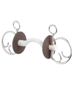 Beris Kimblewick Bit With Tongue Port Bar