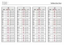 EGO7 Orion Field Boot -Equestrian Supplies Store ego7sizechart 2bfe8795 7aae 413e a34d e3f17984dfb6