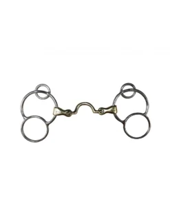 Jump'In High Port German 3 Ring Copper Gag