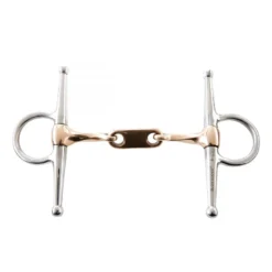 Korsteel Stainless Steel Twisted Copper Mouth Dr Bristol Full Cheek Bit