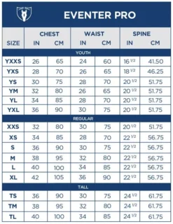 Tipperary Adult Eventer Pro Vest -Equestrian Supplies Store tippsize