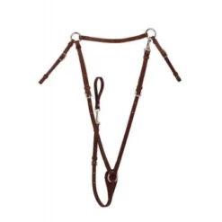 Tory Leather 5/8" Bridle Leather Flat Hunt Breastplate